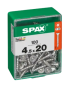 Preview: SPAX Universalschraube WIROX, 4,5x20 mm, 100 Stück, Vollgewinde, Senkkopf, 4191010450202